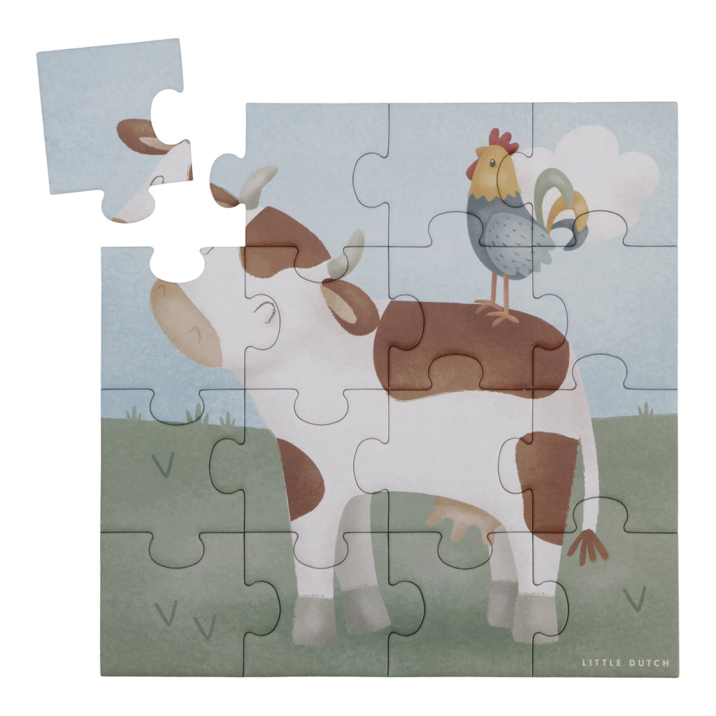 Little Dutch 4 In 1 Puzzel | Little Farm