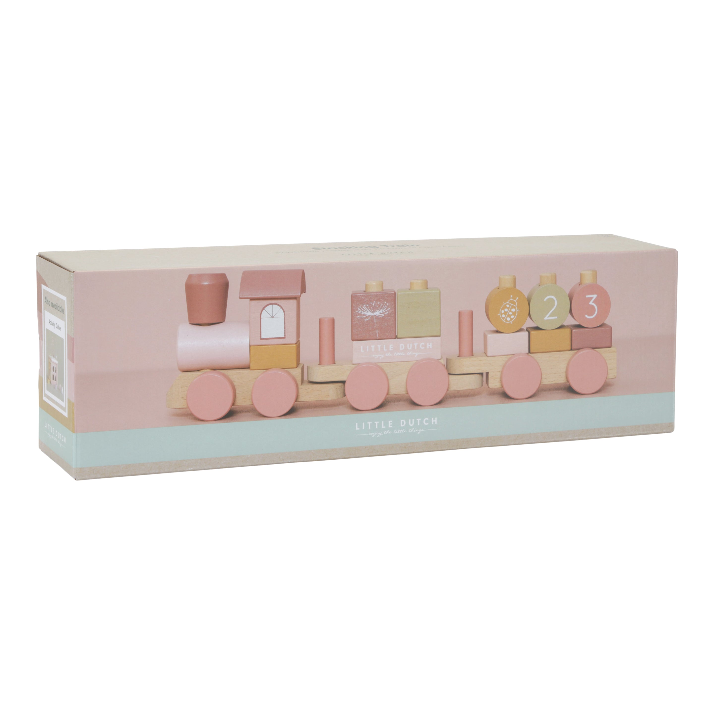 * Little Dutch Blokkentrein | Roze