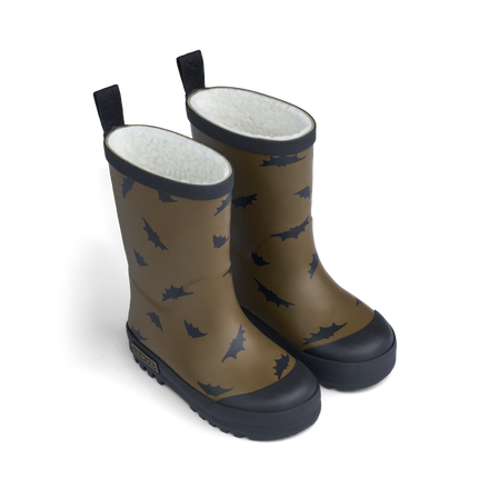 ZZZ Liewood Mason Thermo Rain Boot | Bats - Khaki*