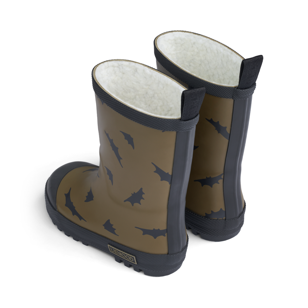 ZZZ Liewood Mason Thermo Rain Boot | Bats - Khaki*