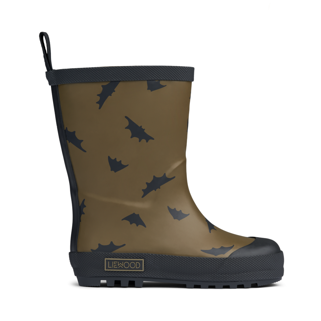 ZZZ Liewood Mason Thermo Rain Boot | Bats - Khaki*