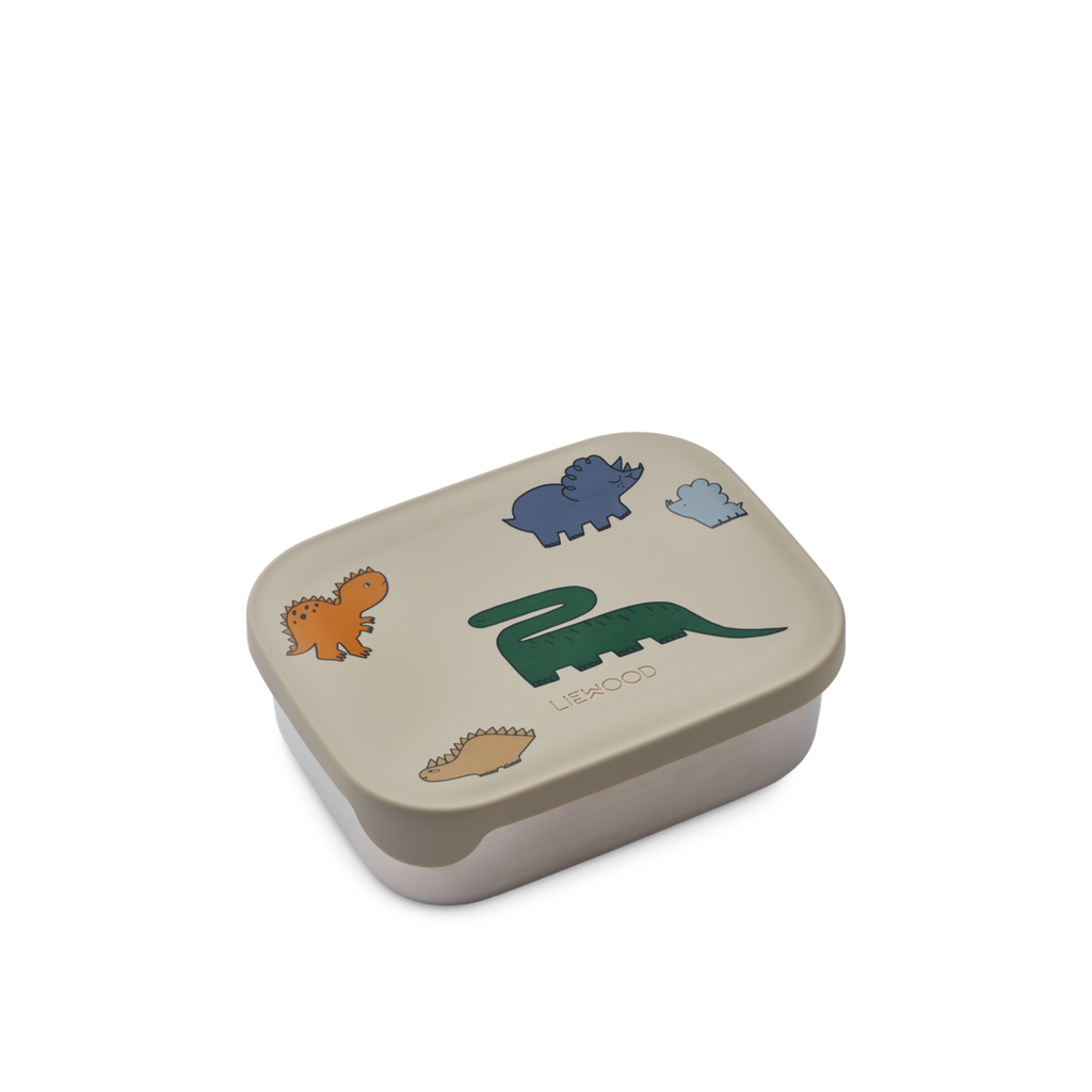 Liewood Arthur Lunchbox | Dinosaurs / Mist