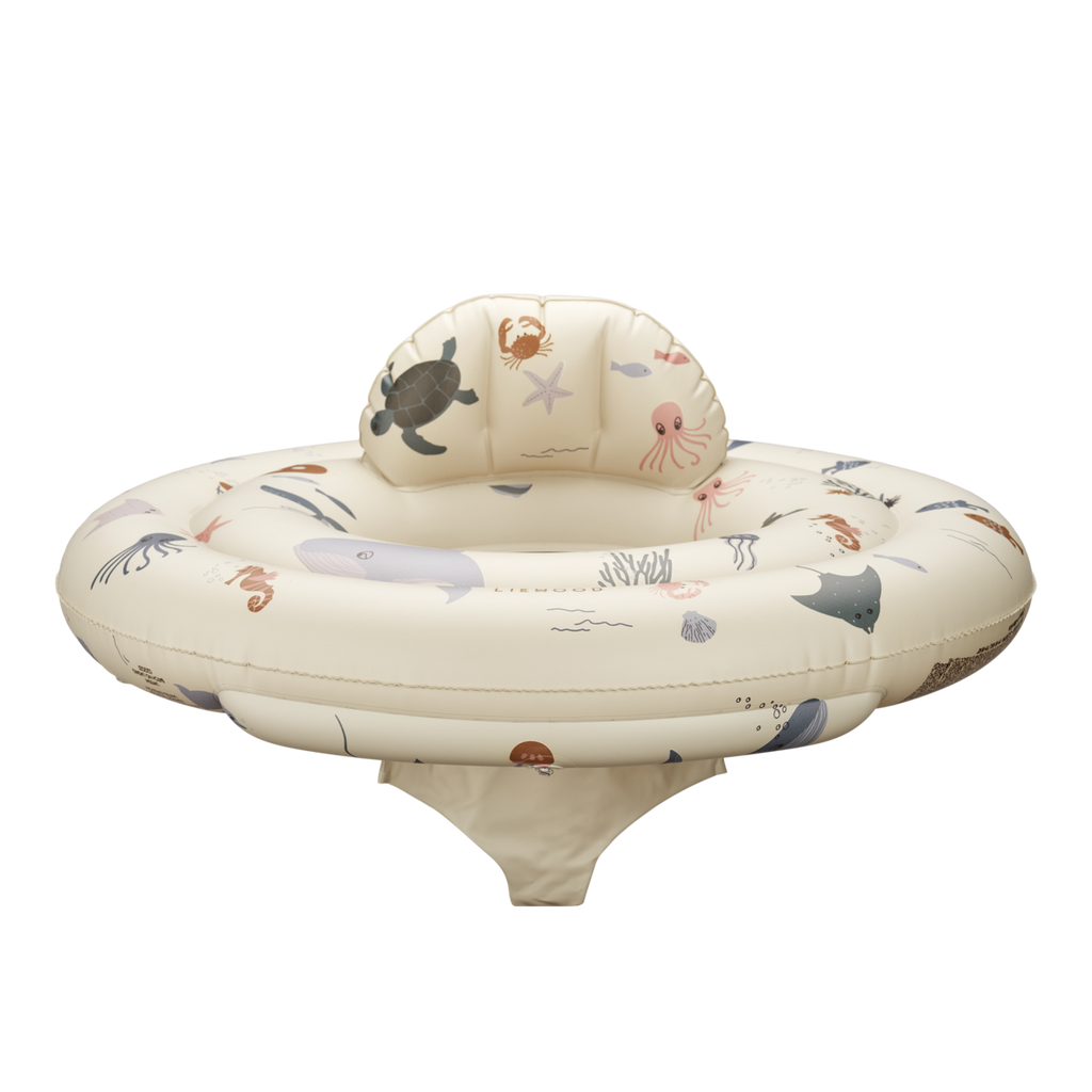 Liewood Dawn Baby Printed Zwembandje | Sea creature / Sandy