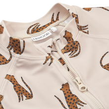 ZZZ Liewood Max Printed Shortsleeve Zwem Jumpsuit | Leopard / Sandy*