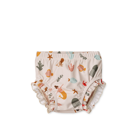 ZZZ Liewood Mila Baby Printed Zwembroek | Mermaids / Sandy*