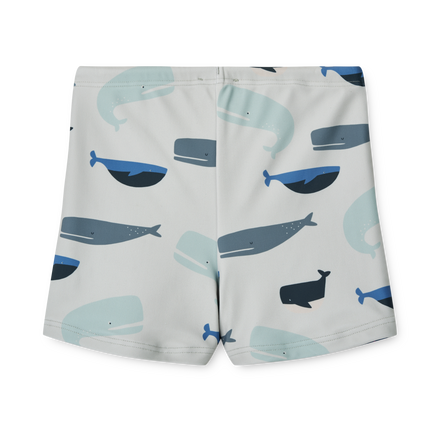 ZZZ Liewood Otto Zwembroek Met Print | Whales / Cloud Blue*