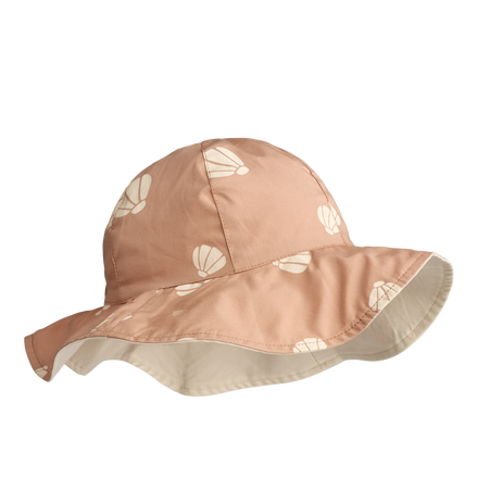 ZZZ Liewood Amelia Reversible Zonnehoedje | Shell Pale Tuscany / Sea Shell