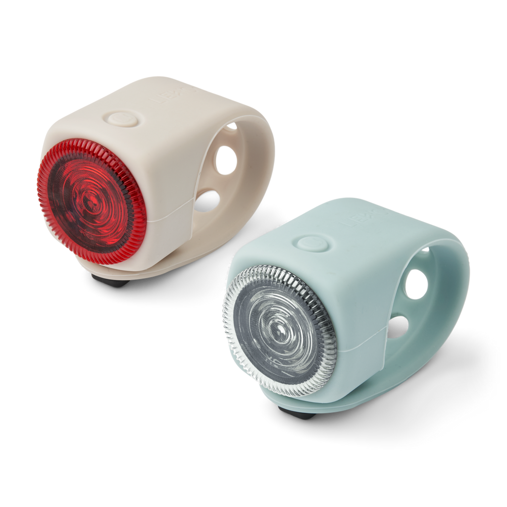 Liewood Rolf Fietslicht 2-Pack | Ice blue / Sandy