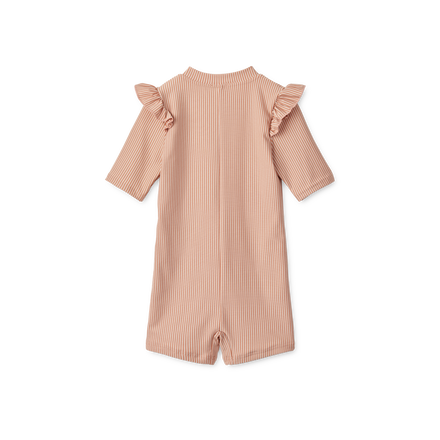 ZZZ Liewood Amel Stripe Zwem Jumpsuit |Y/D stripe Tuscany Rose / sandy*