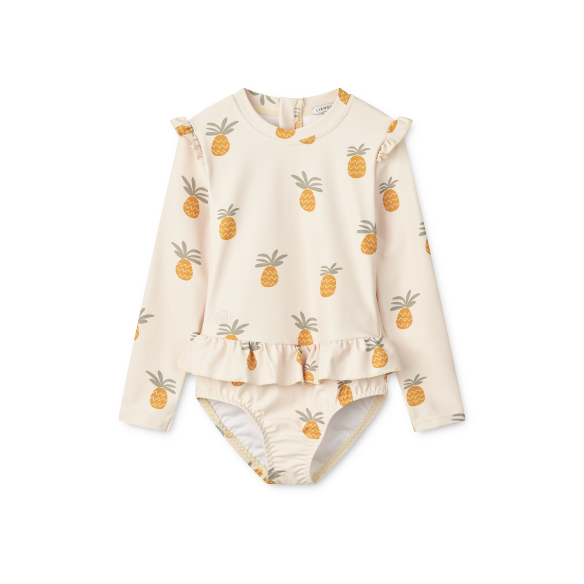 ZZZ Liewood Sille Badpak Met Lange Mouwen | Pineapples / Cloud Cream*