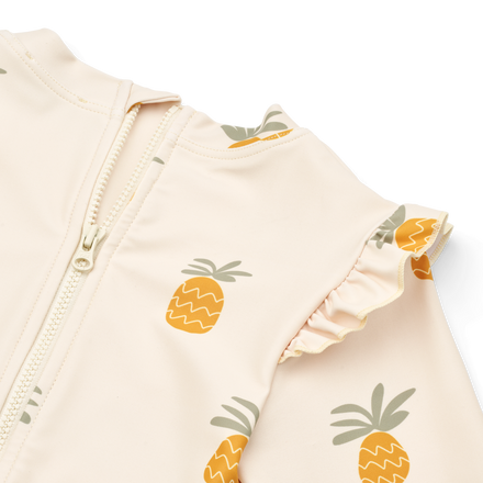 ZZZ Liewood Sille Badpak Met Lange Mouwen | Pineapples / Cloud Cream*