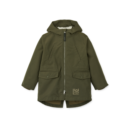 Liewood Timber 2 in 1 Jacket | Army brown mix