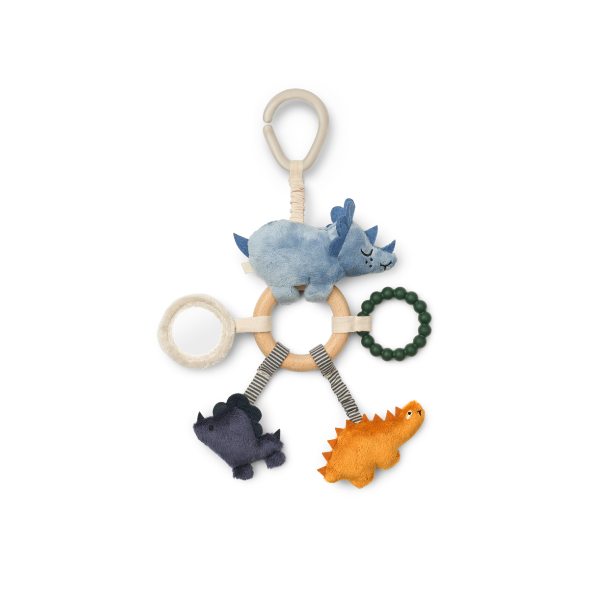 * Liewood Angie Dino Activiteiten Speeltje | Blue fog multi mix