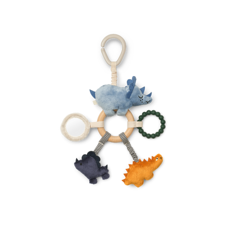 * Liewood Angie Dino Activiteiten Speeltje | Blue fog multi mix