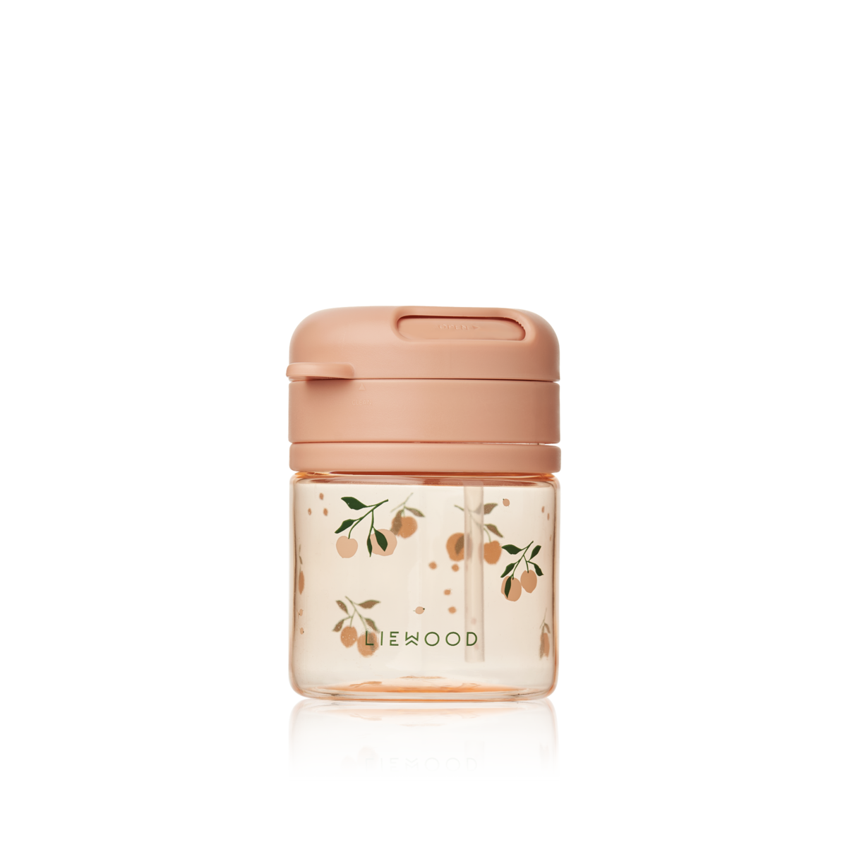 Liewood Pavia Tritan Drinkbeker Met Rietje 280Ml | Peach / Sea Shell