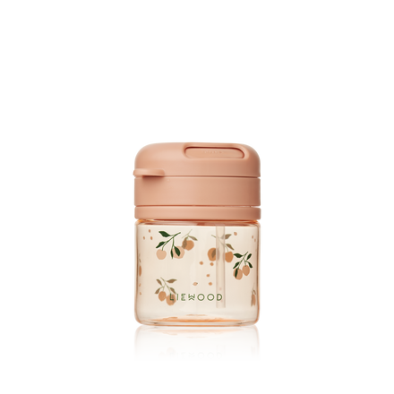 Liewood Pavia Tritan Drinkbeker Met Rietje 280Ml | Peach / Sea Shell