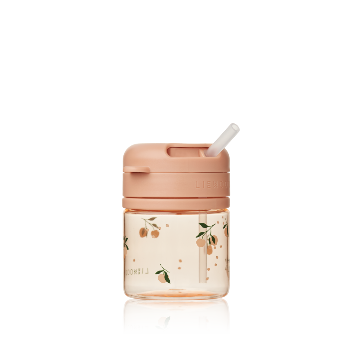 Liewood Pavia Tritan Drinkbeker Met Rietje 280Ml | Peach / Sea Shell