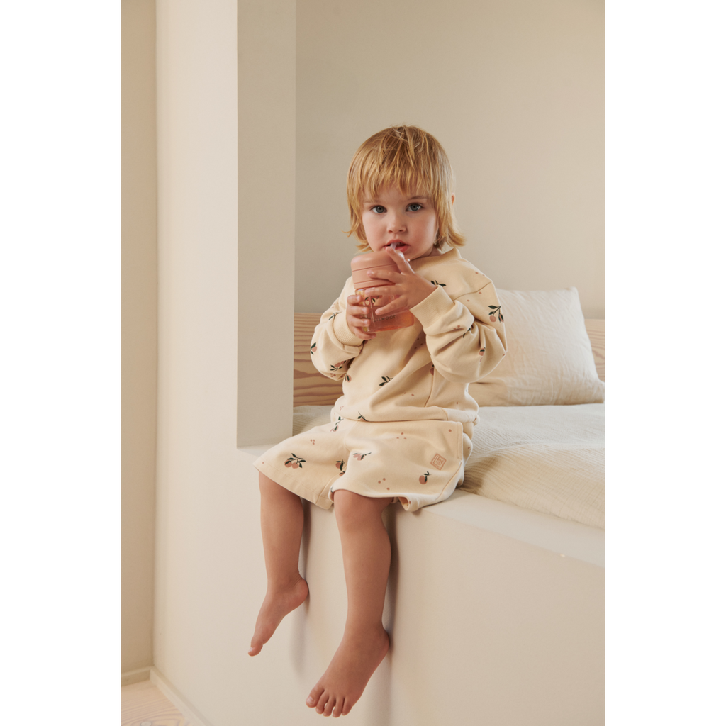 Liewood Pavia Tritan Drinkbeker Met Rietje 280Ml | Peach / Sea Shell