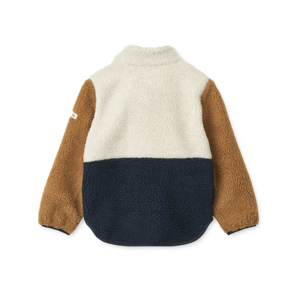 Liewood Nolan Pile Jacket | Classic Navy Multi Mix