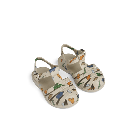 * Liewood Bre Sandalen | Dinosaurs / Mist