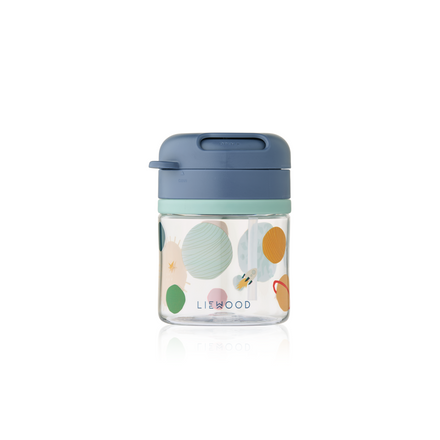 Liewood Pavia Tritan Drinkbeker Met Rietje 280ml | Universe / Classic Navy
