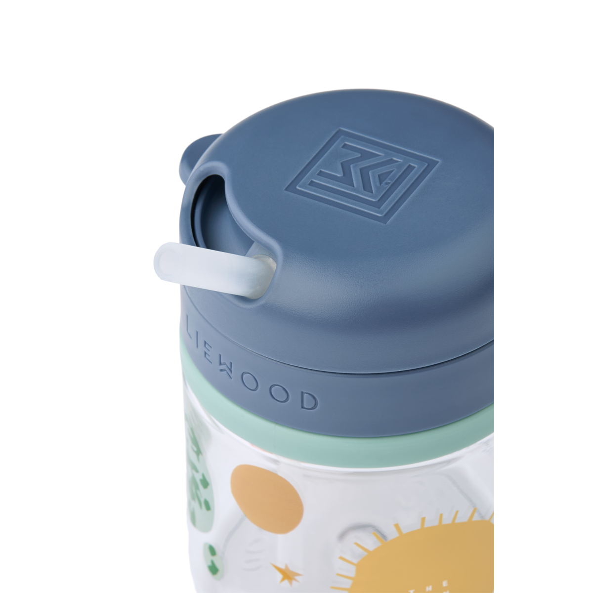 Liewood Pavia Tritan Drinkbeker Met Rietje 280ml | Universe / Classic Navy