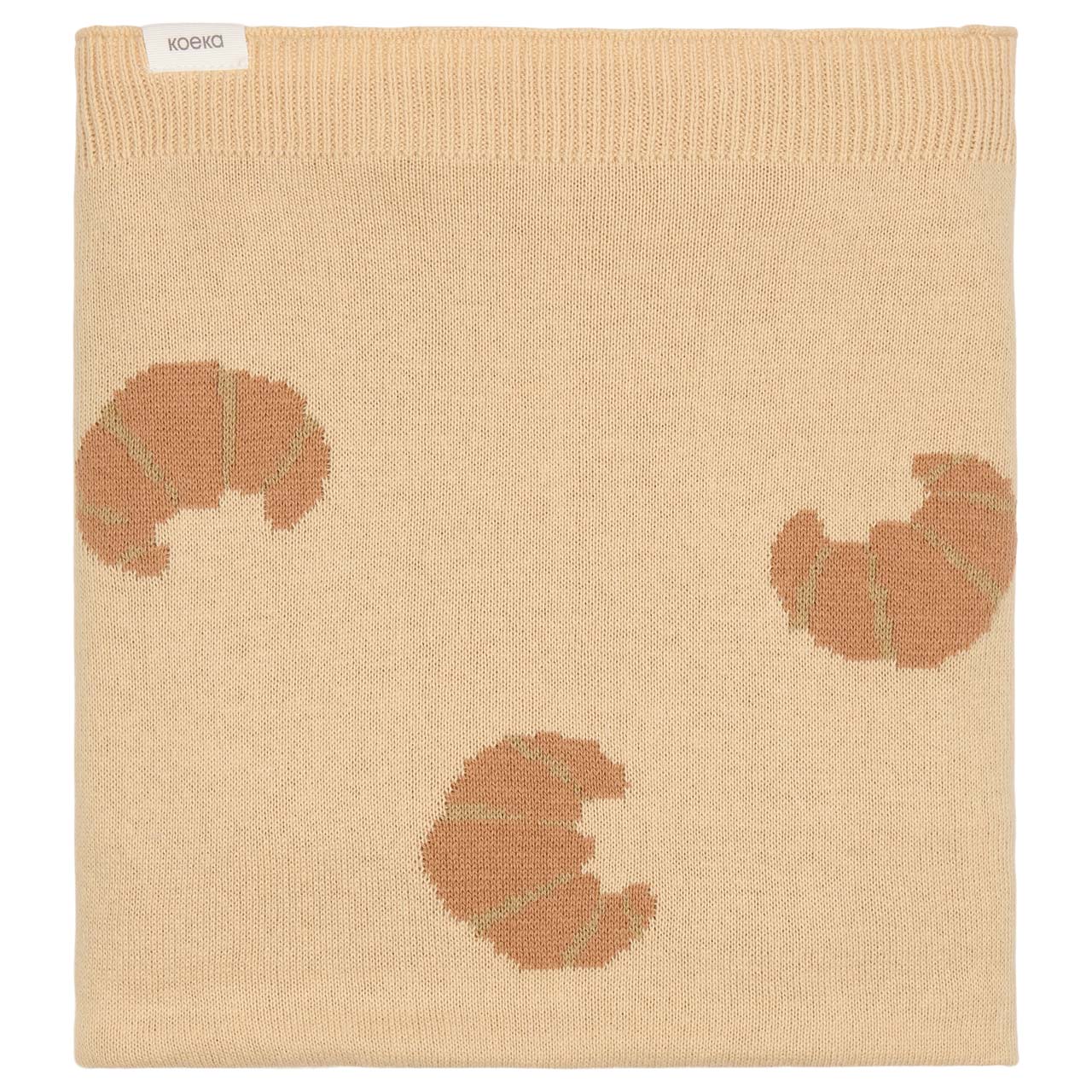 Koeka Wiegdeken You Bake Me Happy 75x90 | Sand
