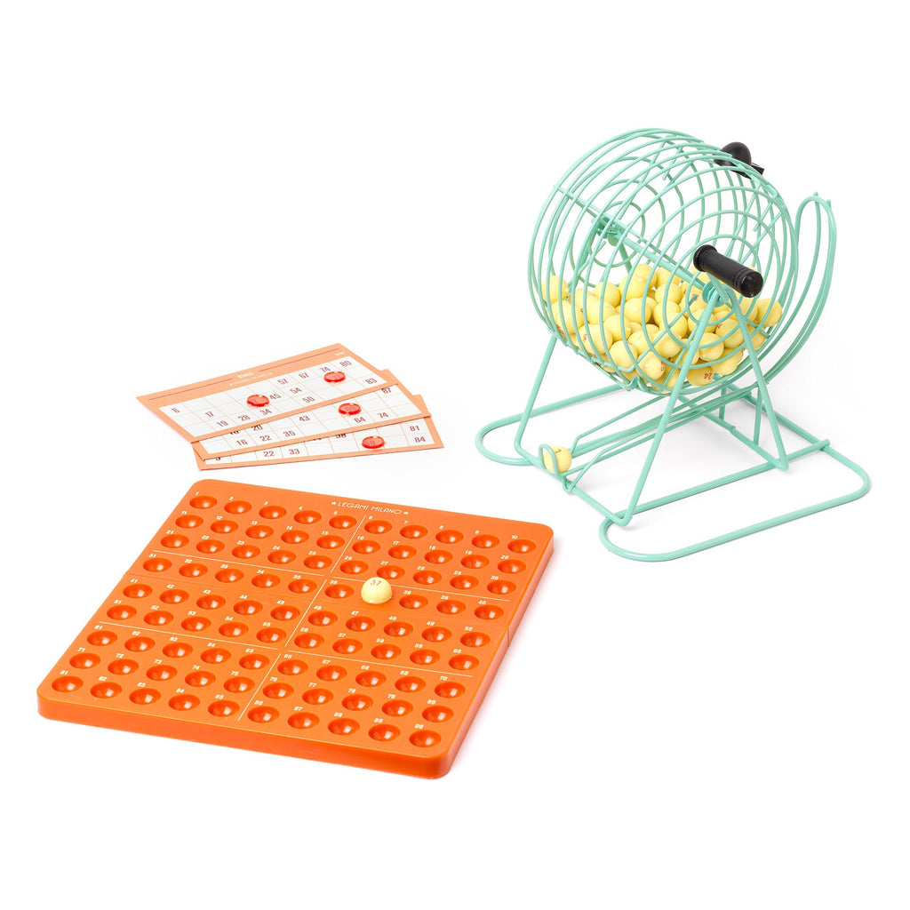 Legami Bingo met metalen draaimolen, compleet gezelschapsspel bij De Gele Flamingo