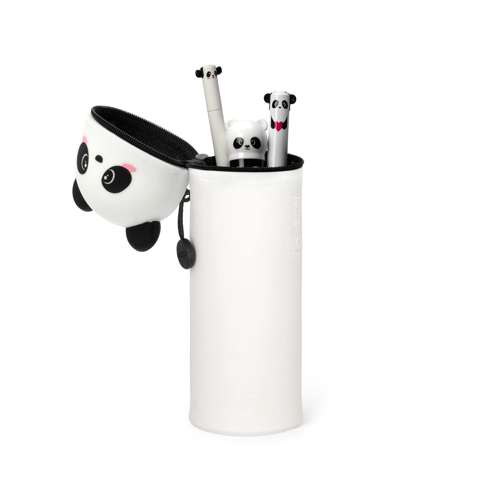 Legami Hug Me 2-in-1 silicone pennenzak kawaii panda bij De Gele Flamingo