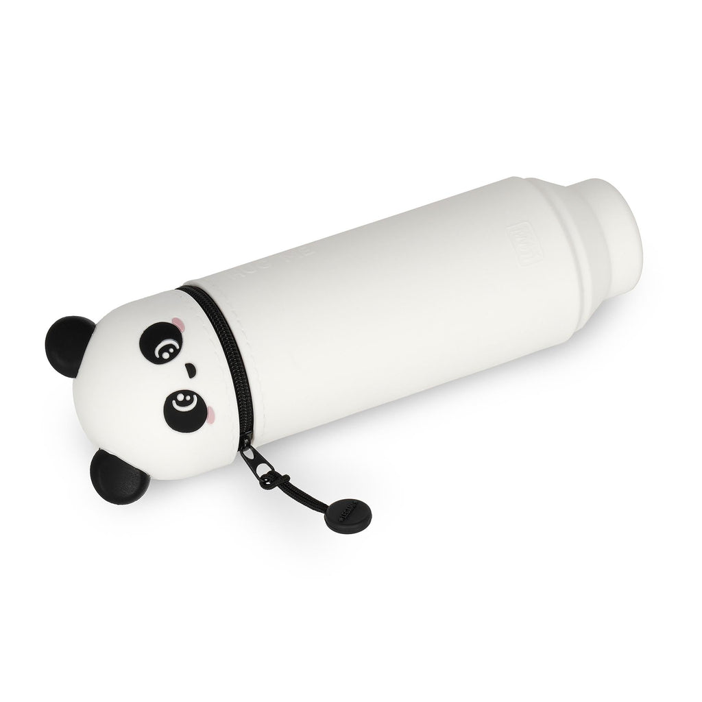 Siliconen pennenzak Panda van Legami voor potloden, balpennen en markeerstiften, bij De Gele Flamingo