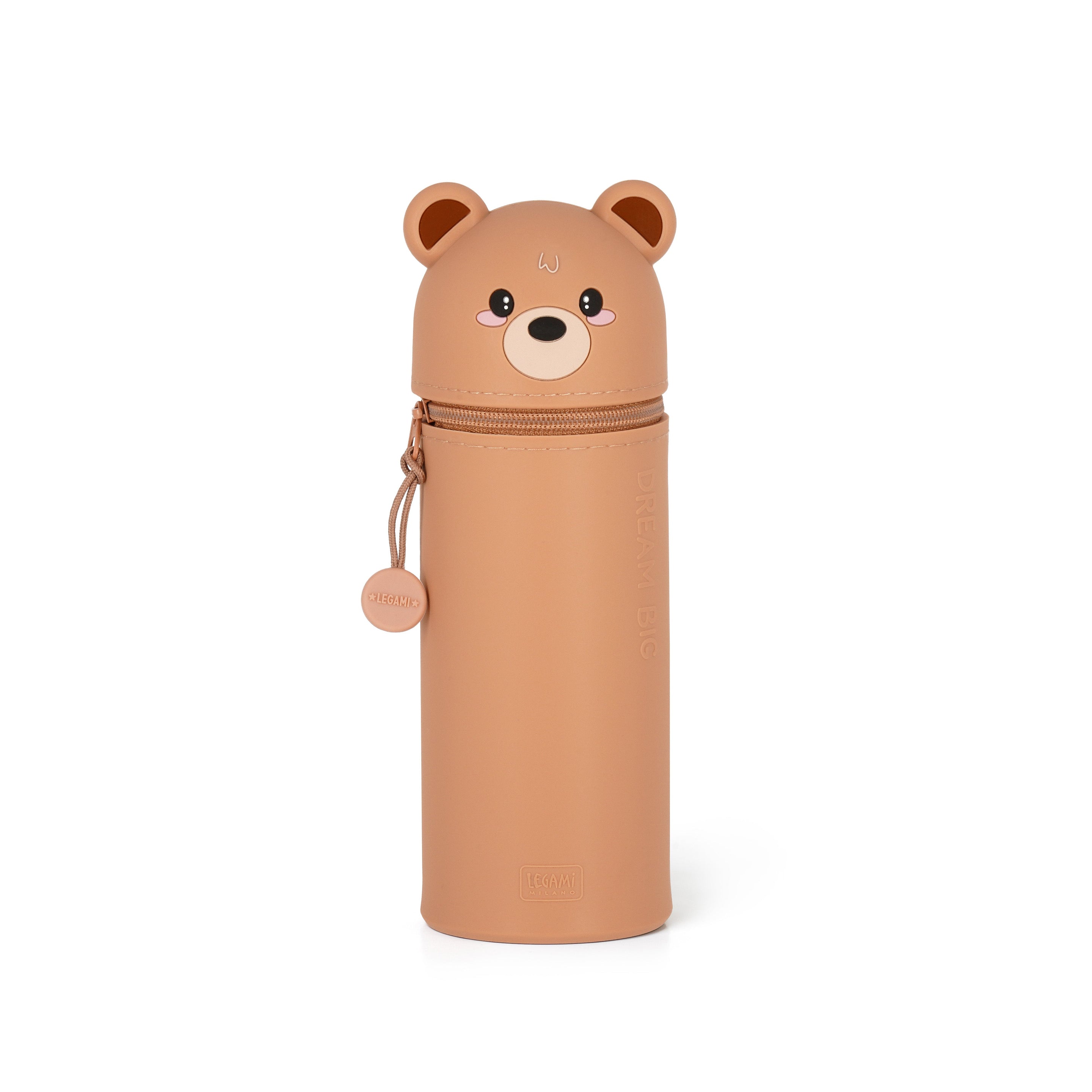Legami Hug Me 2-in-1 silicone pennenzak kawaii teddybeer bij De Gele Flamingo