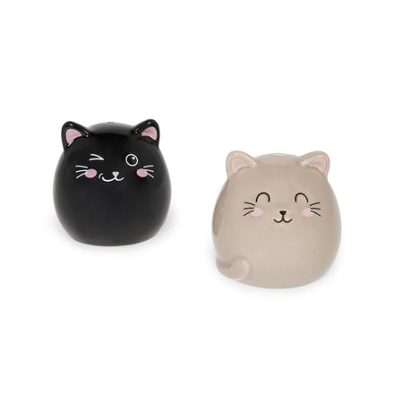 Legami keramische zout- en pepervaatjes set met kat-design bij De Gele Flamingo