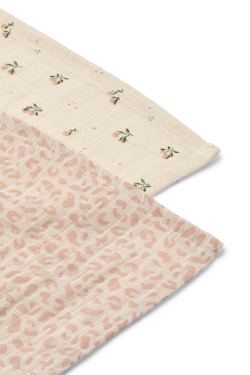 Liewood Lewis Hydrofiele Doeken 2-Pack | Mini Leo / Mini Peach Mix