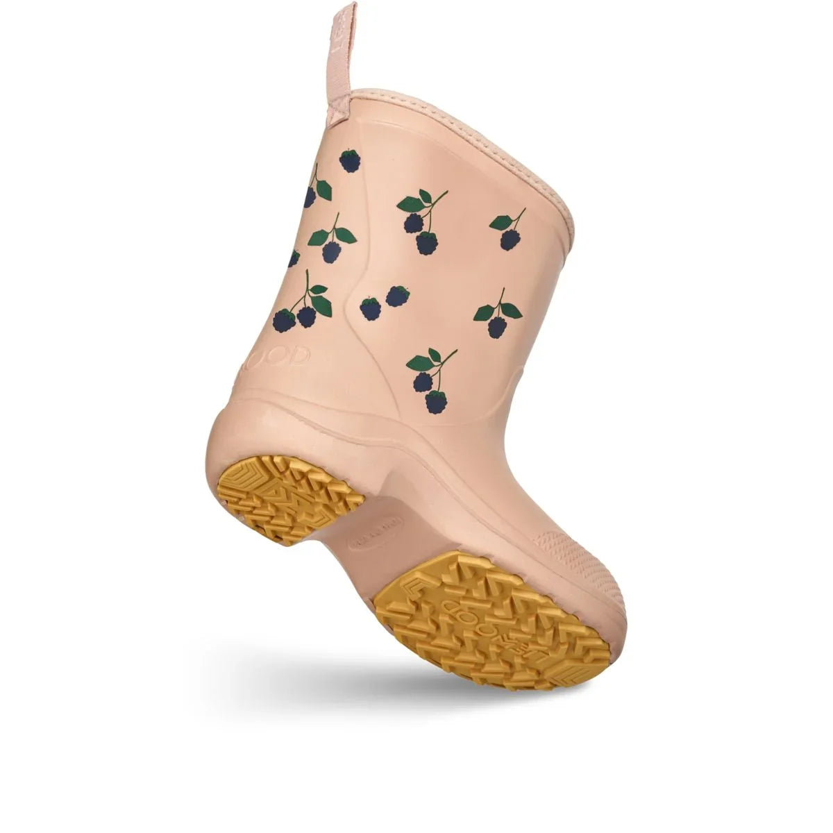 Liewood Aston Thermo Regenlaarzen in Berry / Pale Tuscany, lichte kinderlaarzen bij De Gele Flamingo