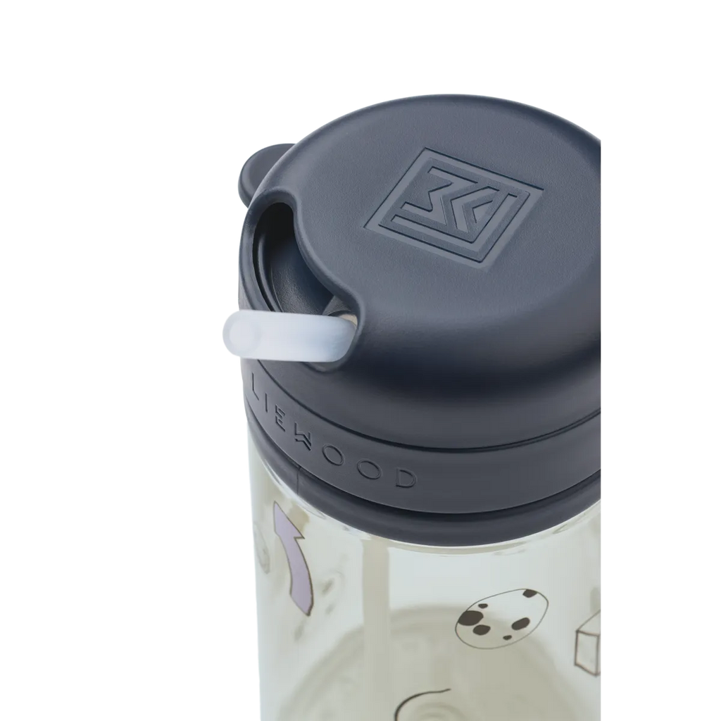 Liewood Pavia Tritan Drinkfles met Rietje 500ml | Play / Dusty Peppermint