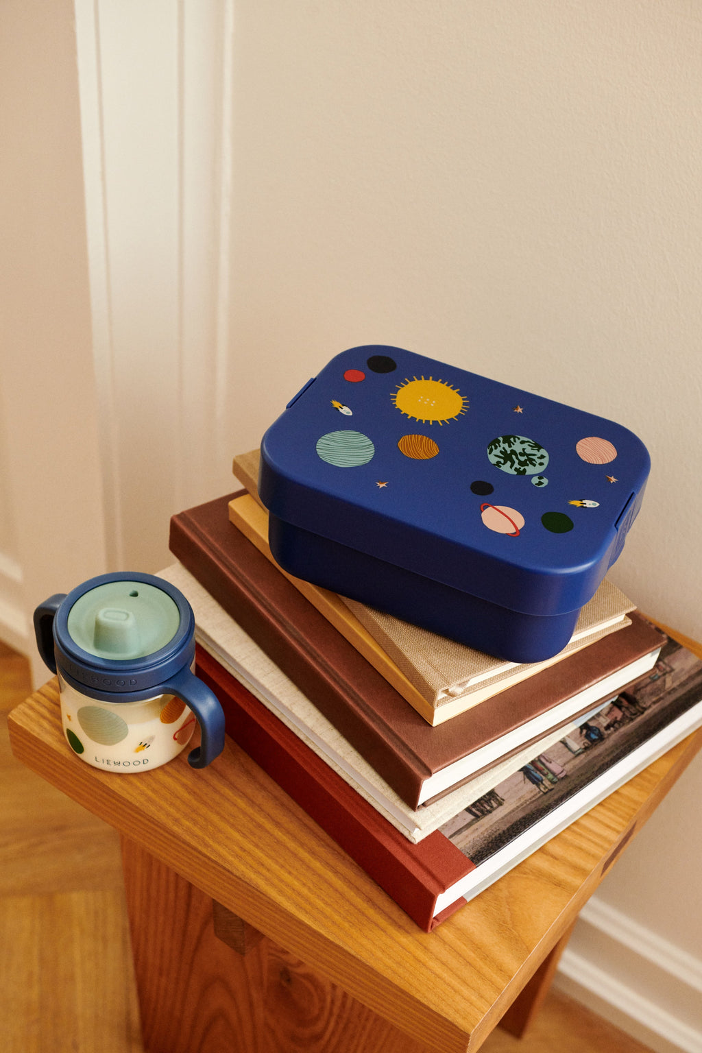 Liewood Kamil Lunchbox | Universe / Classic Navy