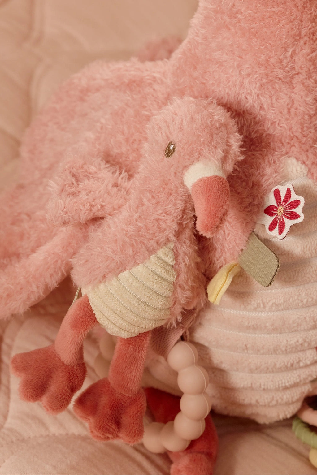 Little Dutch Activiteitenknuffel Safari Friends | Flamingo