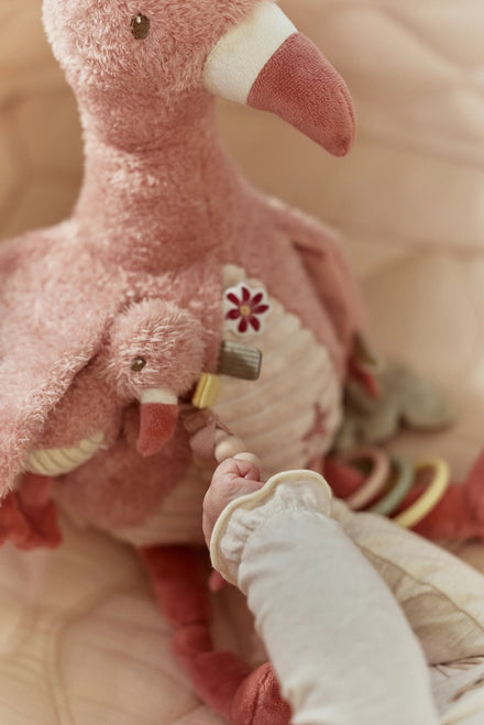 Little Dutch Activiteitenknuffel Safari Friends | Flamingo