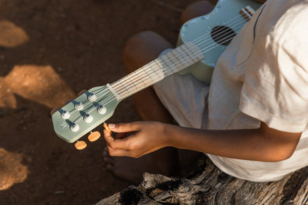 Little Dutch Houten Gitaar Safari Friends | Groen