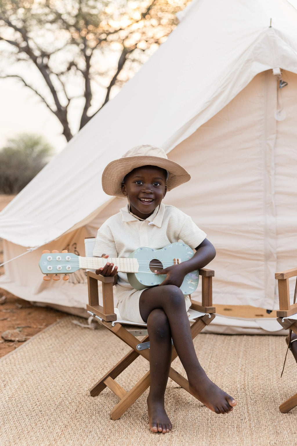 Little Dutch Houten Gitaar Safari Friends | Groen
