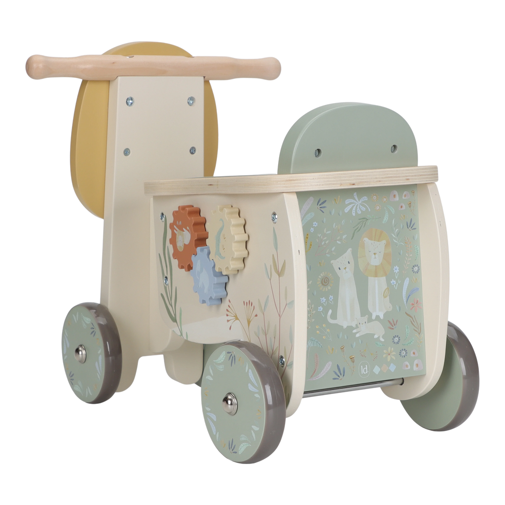 Little Dutch Houten Loopfiets Safari Friends | Leeuw