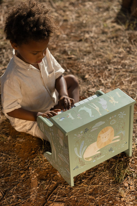 Little Dutch Houten Piano Safari Friends | Groen