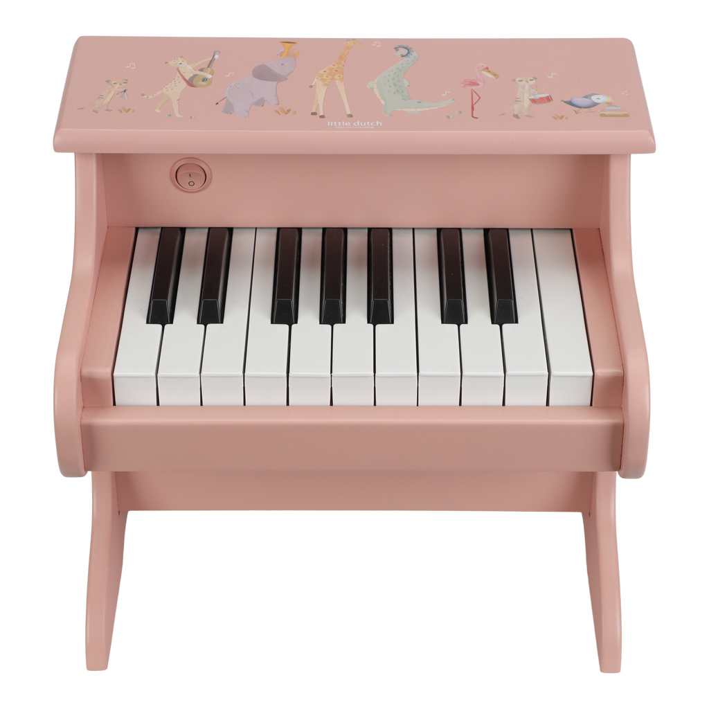 Little Dutch Houten Piano Safari Friends | Roze