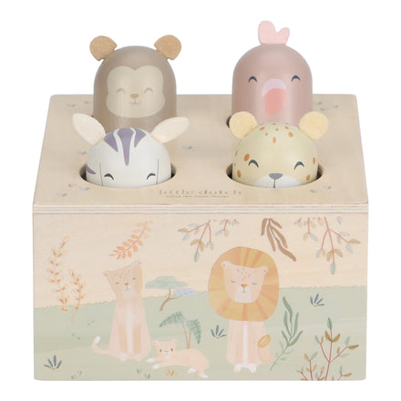 Little Dutch Houten Pop-Up Spel Safari Friends