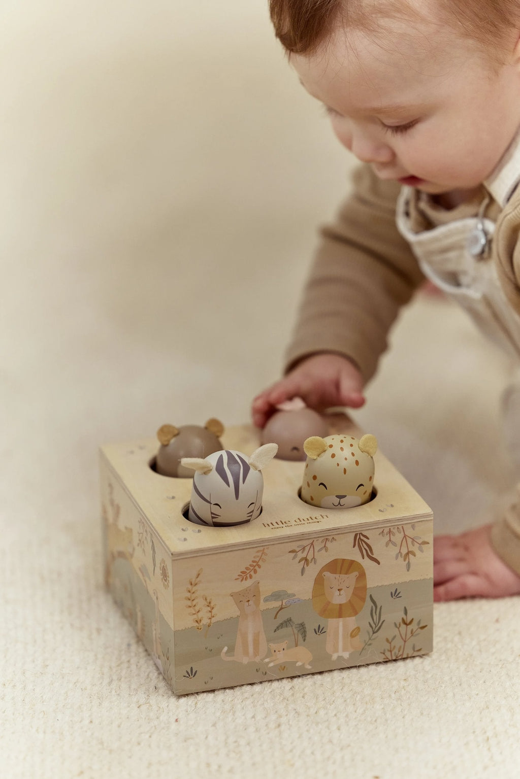 Little Dutch Houten Pop-Up Spel Safari Friends
