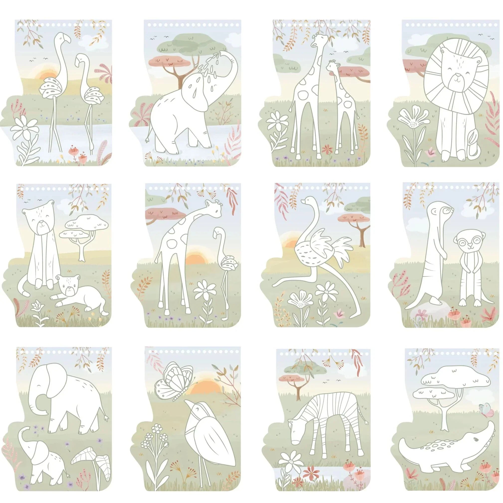 Little Dutch Kleurboek Safari Friends | Rosa