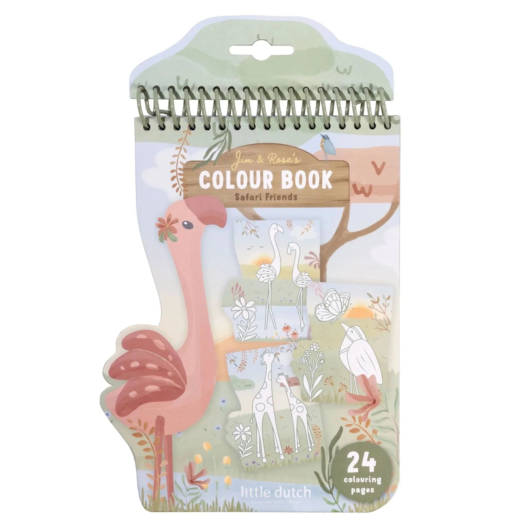 Little Dutch Kleurboek Safari Friends | Rosa