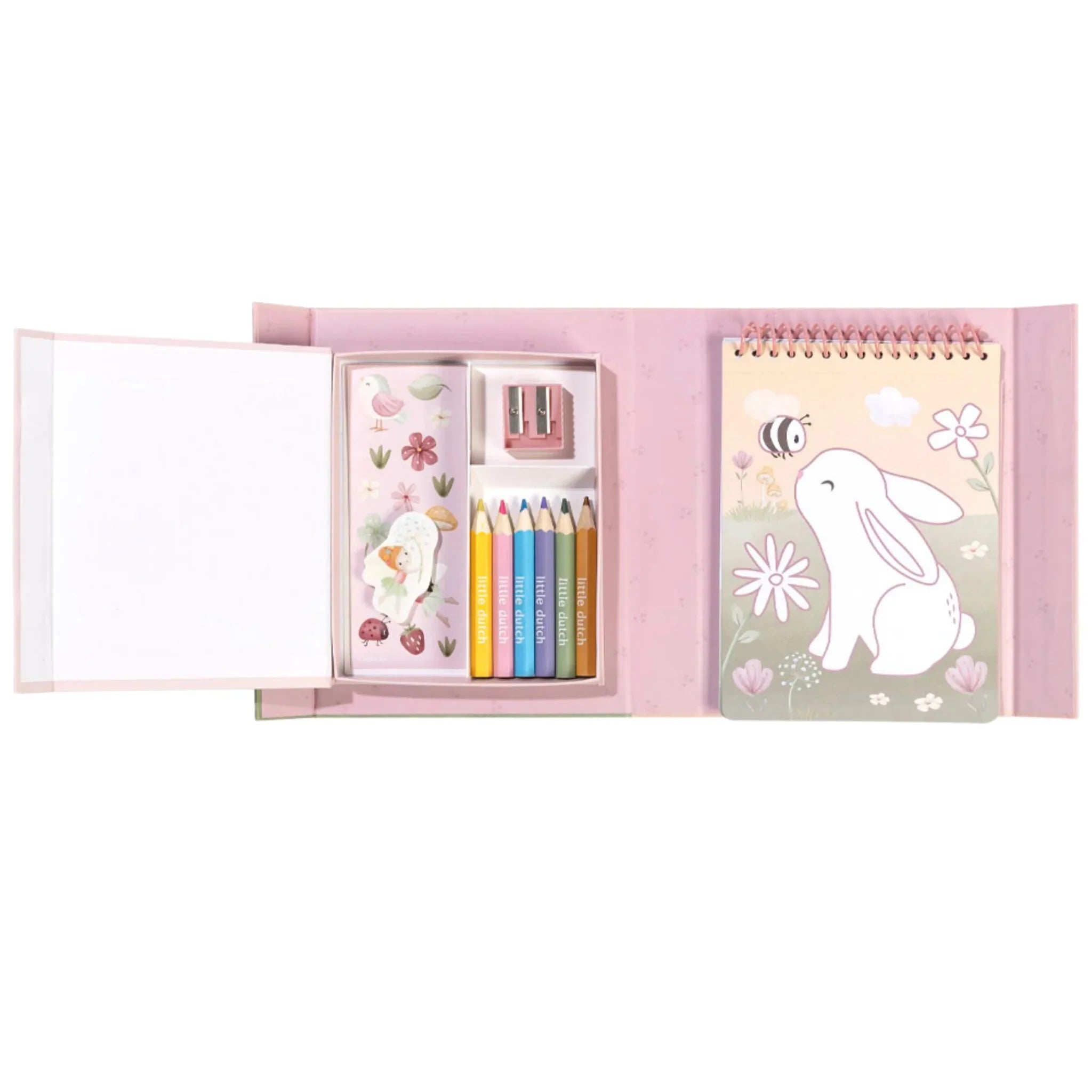 Little Dutch Kleurboek met Magneetsluiting Fairy Garden | Rosa