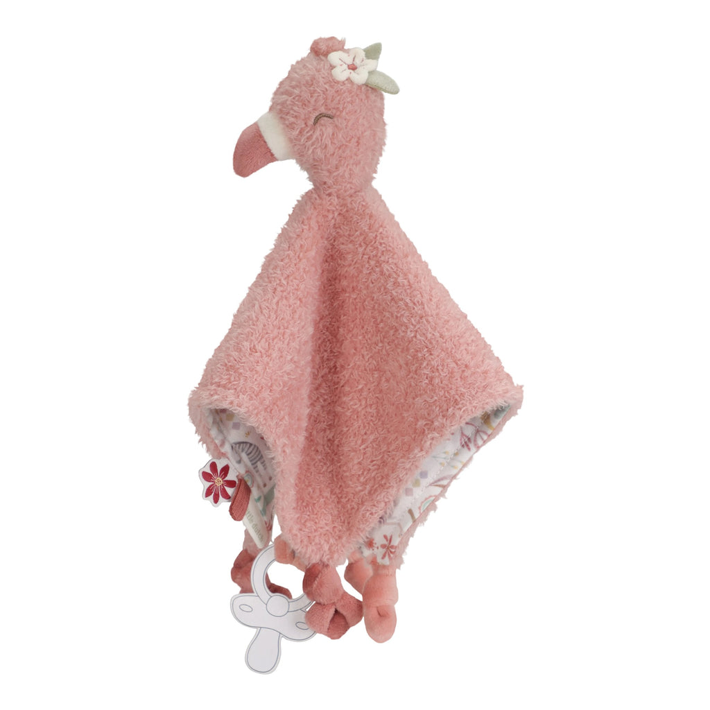 Little Dutch Knuffeldoekje Safari Friends | Flamingo