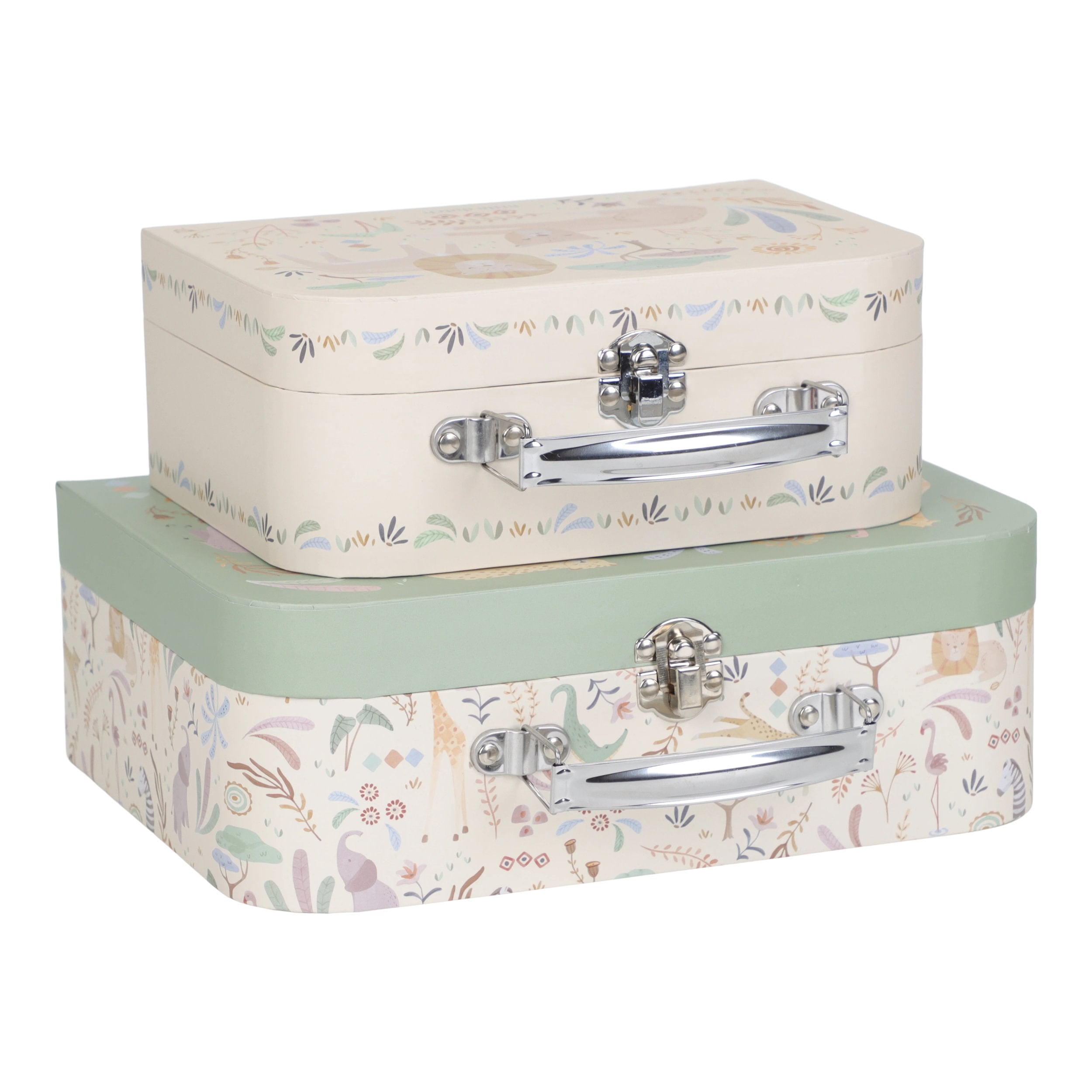 Little Dutch Kofferset Safari Friends | Groen